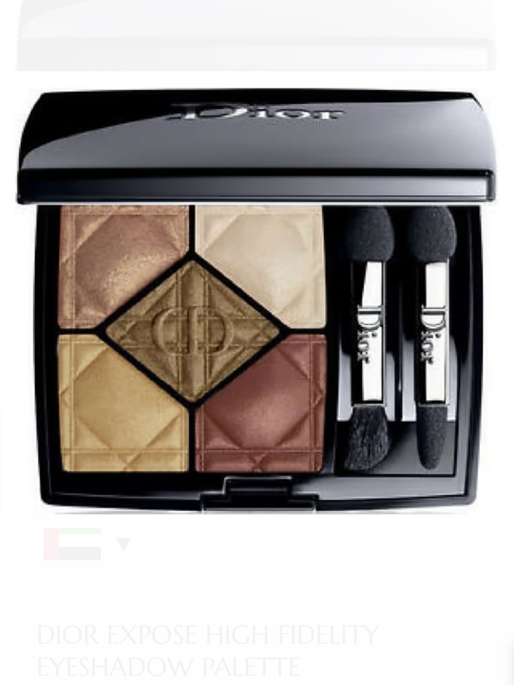 Dior 5-Color “Expose” (657) Eyeshadow Palette Gold, Olive, Bronze, Cream, Brown